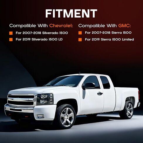 Front Bumper Tow Hook Shackles Red Compatible with Chevy Silverado 1500,GMC Sierra 1500 2007-2018, Replaces #84192871 in Kuwait