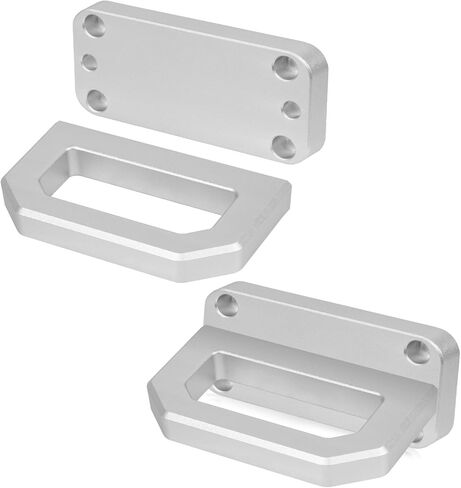 2 قطعة خطافات سحب أمامية من الألومنيوم متوافقة مع 2003-2018 Ram 2500 3500 2WD و4WD شاحنة استرداد شديدة التحمل على شكل حرف D استبدال لـ 68171791AA 52020587AB in Kuwait