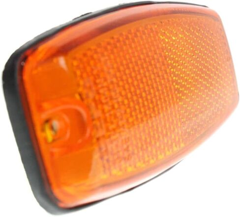Carlights360 For Hyundai Santa Fe 2001 02 03 04 2005 Side Marker Light Driver And Passenger Side | Pair | Front | Plastic | Amber Lens | With Bulbs | Replacement For HY2550107 | 92303-26010 in Saudi Arabia