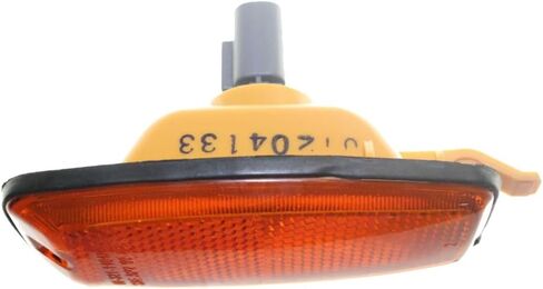 Carlights360 For Hyundai Santa Fe 2001 02 03 04 2005 Side Marker Light Driver And Passenger Side | Pair | Front | Plastic | Amber Lens | With Bulbs | Replacement For HY2550107 | 92303-26010 in Saudi Arabia