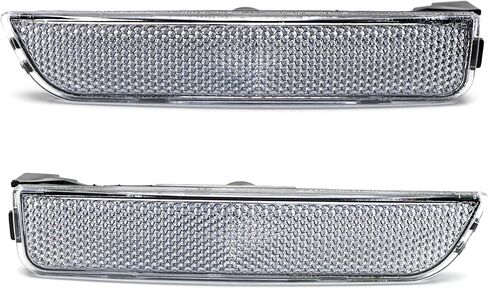 iJDMTOY Euro Clear عدسة أمامية لمصابيح التحديد الجانبية متوافقة مع Volkswagen VW 2001-2005 Passat، استبدل مصابيح العلامات الجانبية الكهرمانية OEM in Kuwait