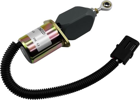 Fuel Shut Off Solenoid 3919422 Compatible with Cummins 5.9L 8.3L Diesel Engine Compatible with Ford Truck 12VDC Replace 129953-77803 SA4754-12 24022035 in Saudi Arabia