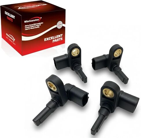 مستشعر سرعة عجلة ABS 4 قطع: أمامي خلفي يسار ويمين متوافق مع Toyota 2003-2022 4Runner V6 4.0L L4 2.7L V8 4.7L، 2005-2022 Tacoma L4 2.7L V6 3.5L V6 4.0L، Lexus 2010-2022 GX460 V8 4.6L in Kuwait