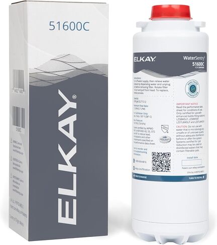Elkay 51600C WaterSentry Lead + Microplastics NSF/ANSI Certified High-Capacity Filter (Enhanced Bottle Fillers) in Kuwait