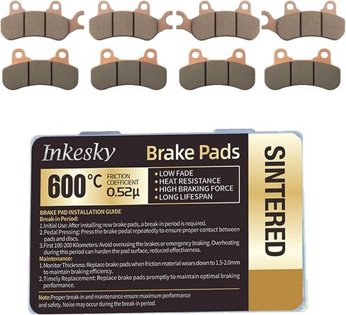 Sintered Brake Pads Comaptbile with Can-Am Maverick X3, MAX, Sport, Trail 2017-2026, Full Set of Front & Rear in Kuwait