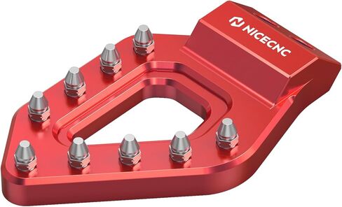 دواسة فرامل خلفية سوداء من NICECNC متوافقة مع Stark Varg 2024-2025 - T6061 طرف ألومنيوم CNC، قبضة مسننة كبيرة الحجم، انظر الإعداد in Saudi Arabia