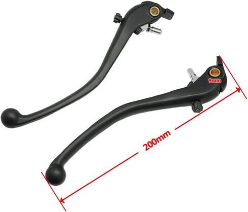 Premium Aluminum Motorcycle Brake & Clutch Lever Compatiable with Ducati 749 848 EVO 999 1098 1198 1199 Streetfighter 1100 Monster 1100 EVO Multistrada 1200 -Safety, Smooth Brake, Black in Saudi Arabia