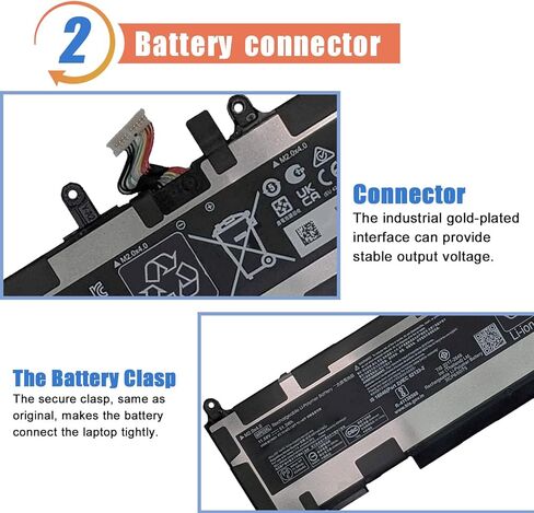 ASODI N7HT0 52Wh Laptop Battery Compatible with Dell Latitude 15 9510 9520 Latitude 9520 2-in-1 Series N7HTO TVKGH V5K68 08NFC7 089GNG HYMNG 0HYMNG N2NLL 0PKW00 7.6V 6500mAh in Kuwait