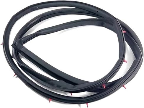 A set For 120 LC120 2003-2009 Car Front Rear Left Right Side Door Waterproof Seal Rubber Strip Black(Only 1 Front Lftt) in Kuwait