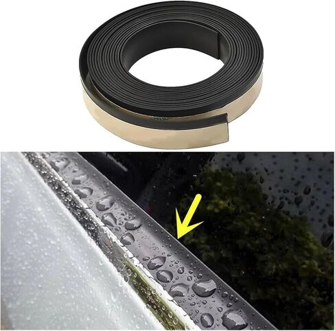 4M Rubber Car Side Door Window Glass Seal Weatherstrip Rain Visor Noise Insulation Universal Sealing Strip Accessories in Saudi Arabia