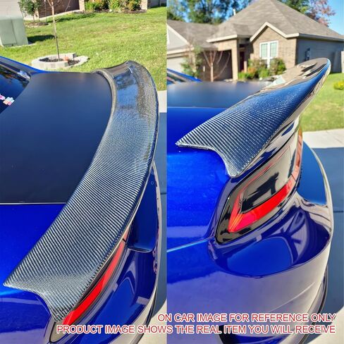 FREEMOTOR802 Compatible with 2015-2023 Dodge Charger Trunk Spoiler, Redeye Style Carbon Fiber Print ABS Plastic Exterior High Kick Duckbill Rear Trunk Spoiler Wing Tail Lid 1PC in Kuwait
