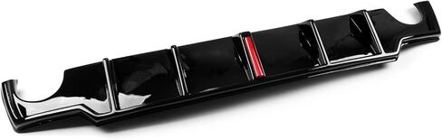 Rear Bumper Diffuser Lip Panel With Light For Lexus IS250 IS350 2006-2013 Black in Kuwait