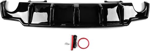 Rear Bumper Diffuser Lip Panel With Light For Lexus IS250 IS350 2006-2013 Black in Kuwait