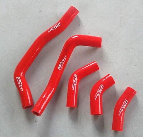 خرطوم المبرد من السيليكون لهوندا CRF450R CRF450 2005 2006 2007 2008 (أحمر) in Kuwait