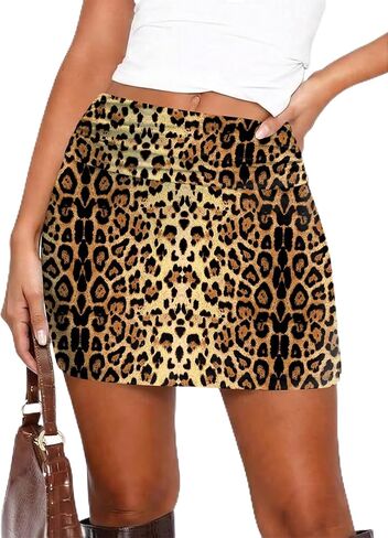 Rapbin Womens Mini Skorts Side Slit Y2K Black Skirt Sexy Ruched Pencil Bodycon Skirts with Shorts Underneath 2026 in Kuwait