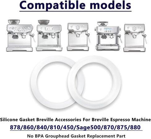 54mm Silicone Brewing Group Head Gasket O-Ring Compatible 810/860/810/840/870/875/878 Coffee Machine in Kuwait