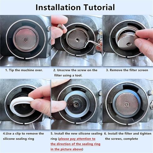 54mm Silicone Brewing Group Head Gasket O-Ring Compatible 810/860/810/840/870/875/878 Coffee Machine in Kuwait