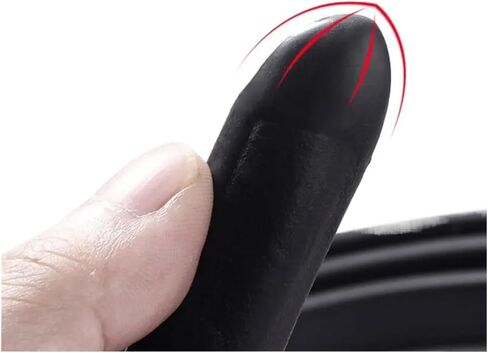 2m Car Door Edge Weatherstrip Thicken Rubber B-Pillar Sealing Strip Auto Sealant Strip Universal for All Vehicle Car Accessories in Saudi Arabia