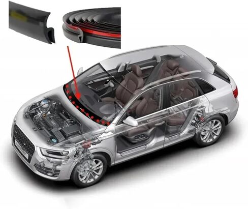 1.7m Car Wiper Front Windshield Panel Moulding Seal Strip(Without Adhesive) in Saudi Arabia