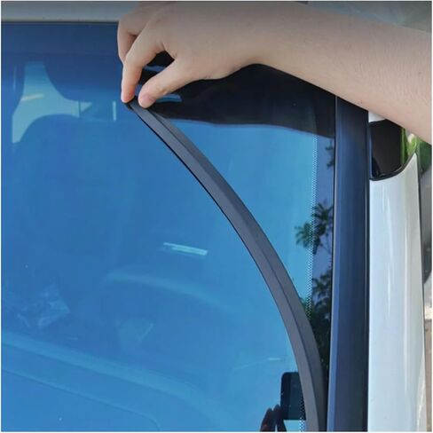 2pcs Car Front Windshield A-Pillar Rubber Seal Strip For LC250 Soundproof Sealing Strips Anti-Creak in Kuwait