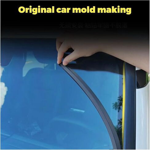 2pcs Front Glass Seal Strip For LC250 2024-2025 A-pillar Sound Noise Insulation Strip Car Accessories in Kuwait