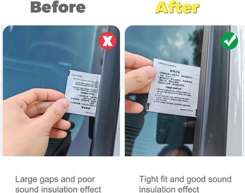 2pcs Front Glass Seal Strip For LC250 2024-2025 A-pillar Sound Noise Insulation Strip Car Accessories in Kuwait