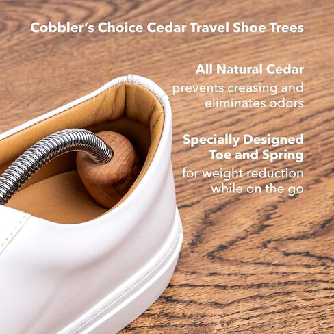 Cobbler’s Choice Cedar Travel Shoe Tree – Lightweight Travel Design in Kuwait