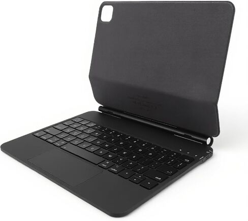 Keyboard Case for iOS Air4/Air5/Pro 11in Tablet, Tablet Protective Folio Stand Cover with Backlight Wire Less BT Keyboard, Adjustable Magnetic Holder (Black) in Kuwait