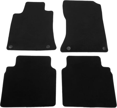 IKON MOTORSPORTS, Nylon Car Floor Mats Compatible with 2019-2025 Nissan Altima 4DR, OE Style Black Driver Passenger Car Carpets, Front Rear 4PCS Full Set in Saudi Arabia