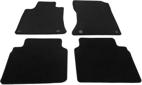 IKON MOTORSPORTS, Nylon Car Floor Mats Compatible with 2019-2025 Nissan Altima 4DR, OE Style Black Driver Passenger Car Carpets, Front Rear 4PCS Full Set in Saudi Arabia