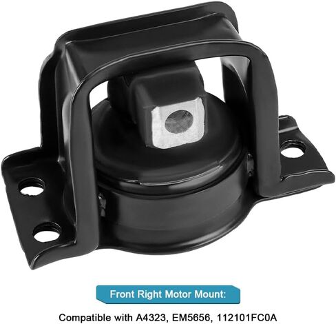JDMON 4PCS Engine Motor Mount Replacement for 2013-2018 Nissan NV200, 2015-2018 Chevrolet City Express 2.0L Compatible with A4309, A4323, A4318, A4358 in Saudi Arabia