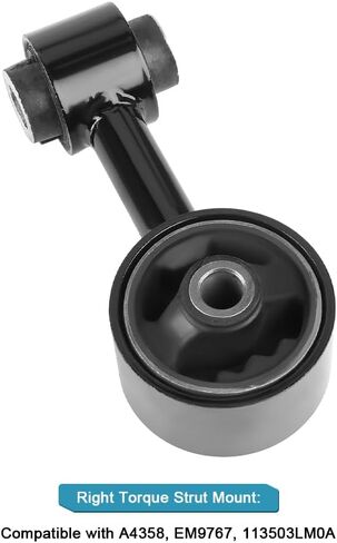 JDMON 4PCS Engine Motor Mount Replacement for 2013-2018 Nissan NV200, 2015-2018 Chevrolet City Express 2.0L Compatible with A4309, A4323, A4318, A4358 in Saudi Arabia