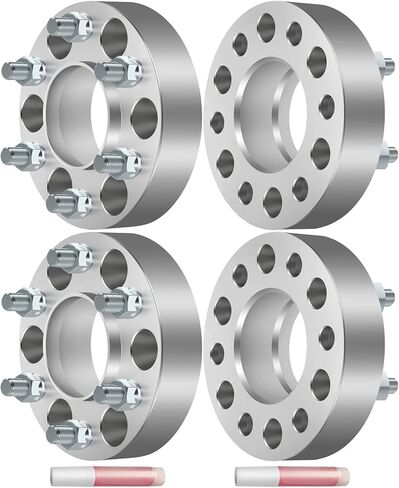 ECCPP 1.5inch 6 lug 6x5 to 6x5 Wheel Spacers 6x127mm 78.1mm hub 12x1.5Studs fit for 2003-2006 for Chevrolet Trailblazer EXT |2002-2009 for GMC Envoy |2002-2006 for GMC Envoy XL -4PCS in Saudi Arabia