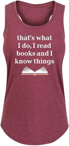 Instant Message - Read Books Know Things - Women's Racerback Tank in Kuwait