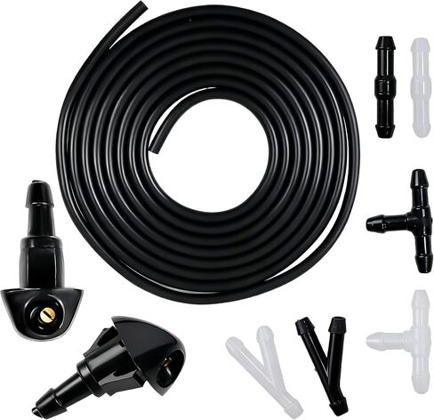 Windshield Washer Nozzles Kit Replacement Compatible with Honda Acura Civic 87-05 for CRV 96-11 for HR-V 99-06 for Accord 03-08 for RSX 02-06 for TSX 04-06 for PRELUDE 97-2001 Replace 76810-SWA-E01 in Kuwait