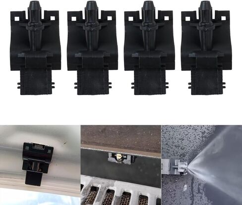 4PCs Windshield Washer Nozzle 85381-0T010 85381-0T020 85381-0T030 Fit for Toyota Camry LE Sedan 4-Door 3.5L 3456CC V6 GAS DOHC Naturally Aspirated 2007 2008 2009 2010 2011 in Kuwait