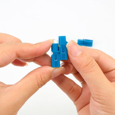 30 Amp Power Quick Connector Assortment Kit, Pole Connectors PP15 to 45 Contact 12-20 AWG Heavy Duty 30A, 600V, Including 7 Blue housing, 7 Silver Contacts, Waterproof Battery Connector Modular Set in Kuwait