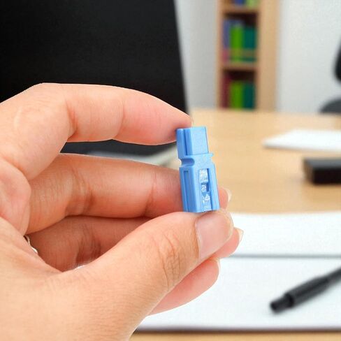 30 Amp Power Quick Connector Assortment Kit, Pole Connectors PP15 to 45 Contact 12-20 AWG Heavy Duty 30A, 600V, Including 7 Blue housing, 7 Silver Contacts, Waterproof Battery Connector Modular Set in Kuwait