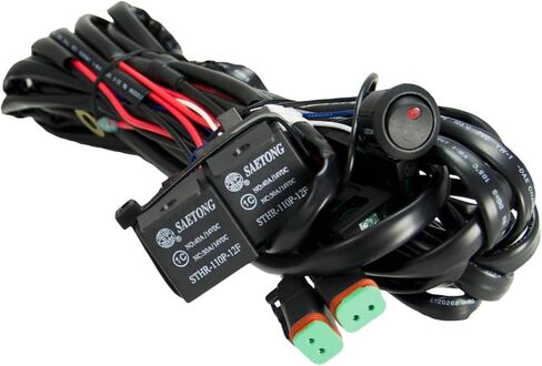 Vision X Lighting P-HARNESS.2XIL تسخير مرحل موصل ألماني كامل بضوءين، أسود in Kuwait
