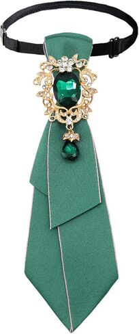 Neck Ties for Women Girls, Rhinestone Crystal Womens Tie Adjustable Pre-tied Bowtie for Party Prom Banquet School in Kuwait