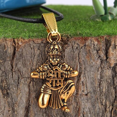 Rudra Empire Hanuman Bajrangbali Jai Shree Ram Pendant for Men Women in Saudi Arabia