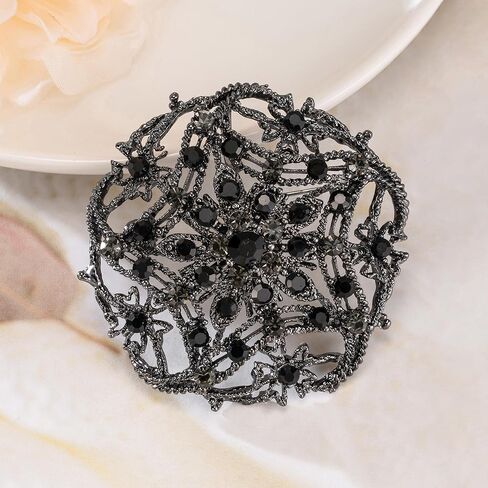 Vintage Style Wedding Party Art Deco Crystal Rhinestone Brooch Pin for Women Grandma Jewelry in Saudi Arabia