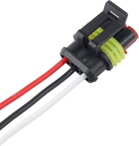 TecNiq T99-0040-6 | AMP-Style 3-Wire Trailer Light Connector (8-Pack) – Pigtail Adapter for LED Tail Lights on Trailers, RVs, and Marine Setups in Kuwait