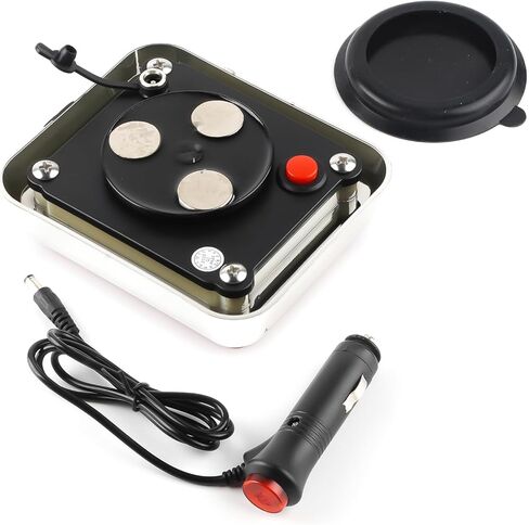 LIGBT Red LED Magnetic Trailer Lights 2Packs Wireless Trailer Stop Brake Turn tail lights for Trucks Vehicles Rechargeable Strobe Beacon Light Portable Square Flashing Tow Light 12V 24V in Kuwait