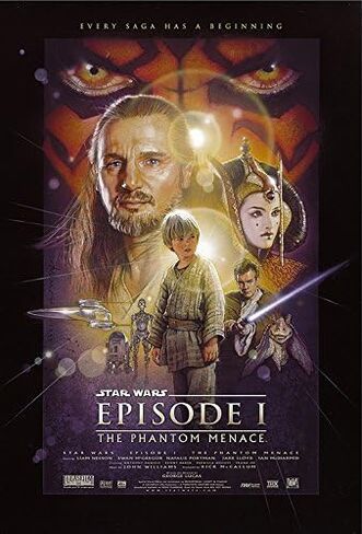 ملصق توقف على الإنترنت Star Wars الحلقة I وII وIII وIV وV وVI - مجموعة ملصقات الفيلم (6 ملصقات أفلام فردية بالحجم الكامل) (مقاس 24 بوصة × 36 بوصة لكل منها) in Kuwait