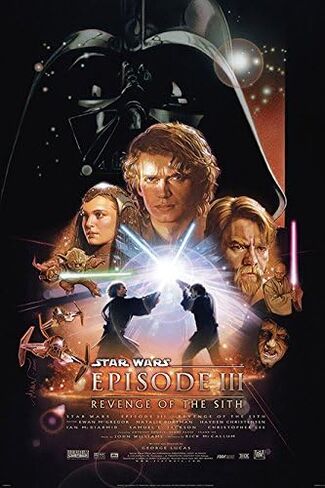ملصق توقف على الإنترنت Star Wars الحلقة I وII وIII وIV وV وVI - مجموعة ملصقات الفيلم (6 ملصقات أفلام فردية بالحجم الكامل) (مقاس 24 بوصة × 36 بوصة لكل منها) in Kuwait