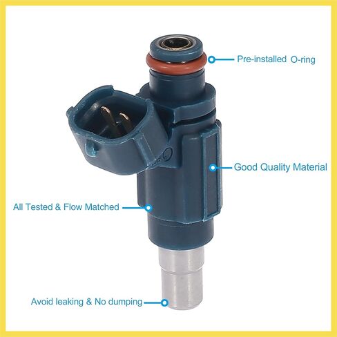 1pc EAT286 49033-0010 Fuel Injector Nozzle for Kawasaki Ninja ZX-14 ZX-10R 2006-2007 for KX450F 2009-2013 for Kawasaki ATV KFX450R 2008-2014 Benefit in Kuwait