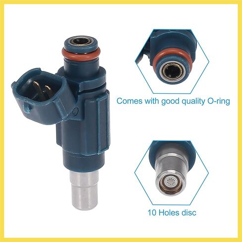 1pc EAT286 49033-0010 Fuel Injector Nozzle for Kawasaki Ninja ZX-14 ZX-10R 2006-2007 for KX450F 2009-2013 for Kawasaki ATV KFX450R 2008-2014 Benefit in Kuwait