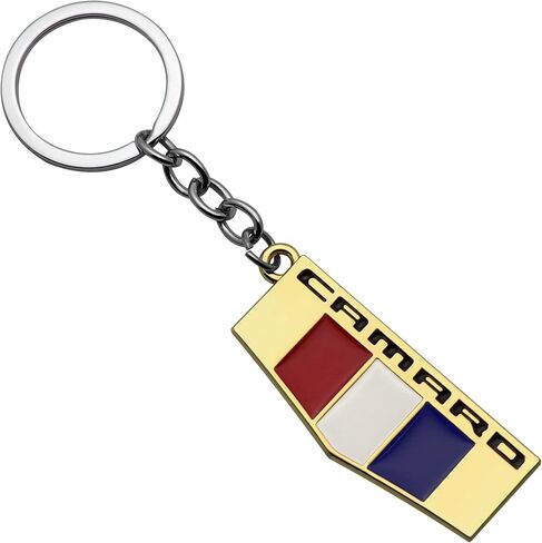 Aimoll 1 قطعة Camaro Key Chain Ring 3D Finish Keychain Keyring سبيكة مفتاح حامل مفتاح فوب استبدال لملحقات Camaro (ذهبي) in Saudi Arabia