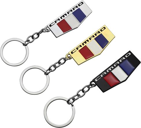 Aimoll 1 قطعة Camaro Key Chain Ring 3D Finish Keychain Keyring سبيكة مفتاح حامل مفتاح فوب استبدال لملحقات Camaro (ذهبي) in Saudi Arabia